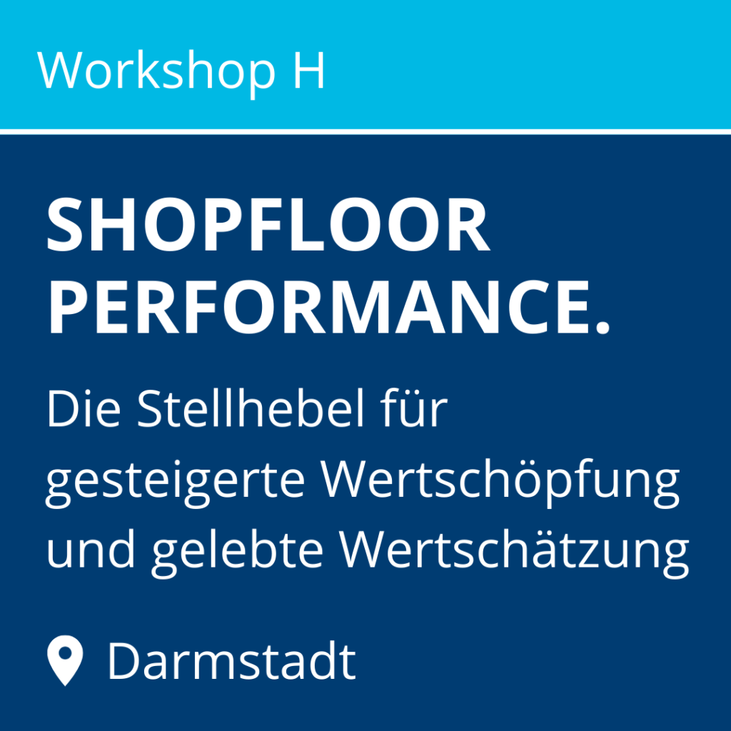 BestPractice Day Workshop Shopfloor Management